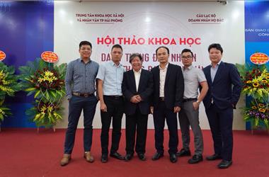 Tham dự hội thảo khoa học Danh tướng Đào Nhuận trong chiến thắng Bạch Đằng năm 938 tại Hải Phòng